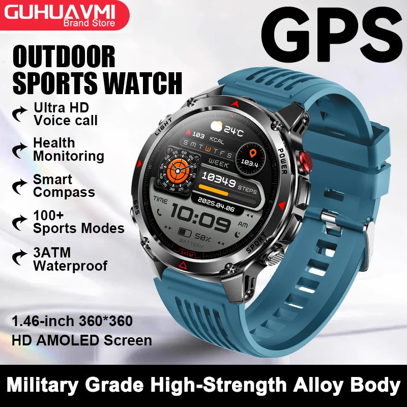 Smart-Link AMOLED Watch with GPS Navigation