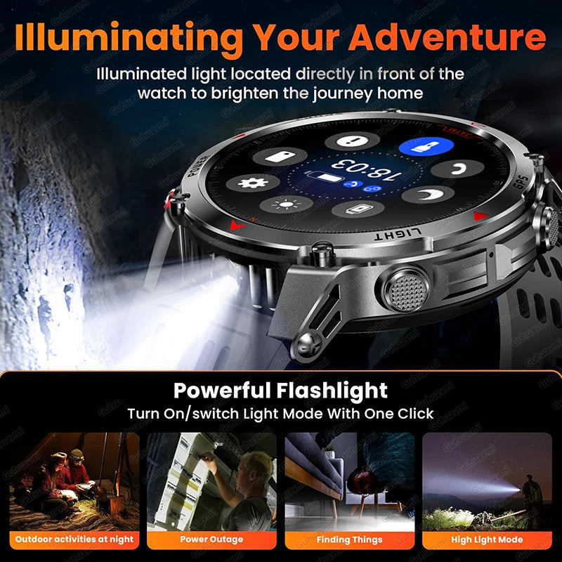 Smart-Link AMOLED Watch with GPS Navigation