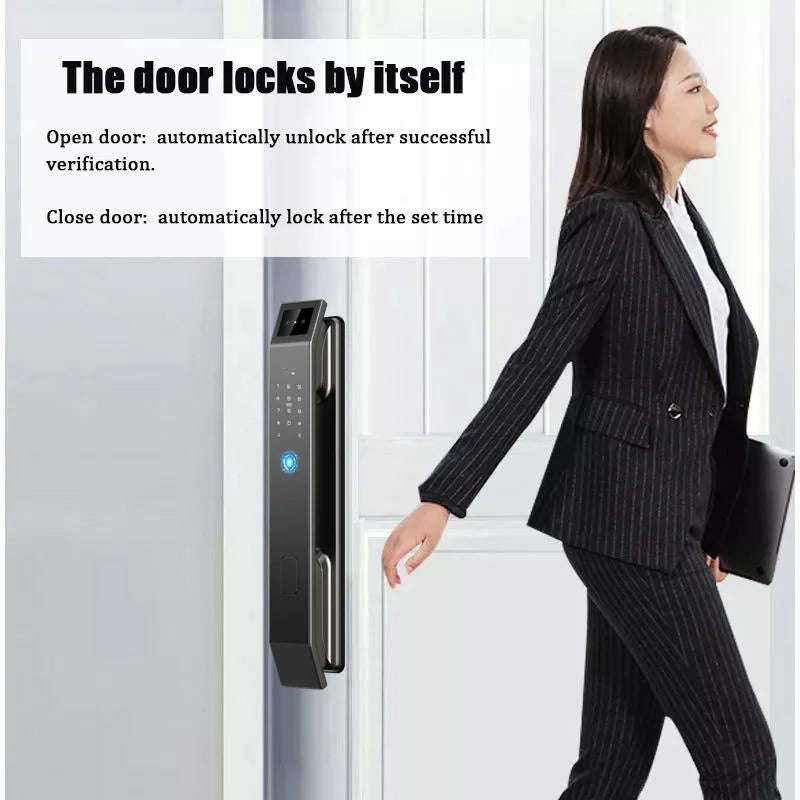 3D Face Recognition Unlock Digital Door Lock With Camera