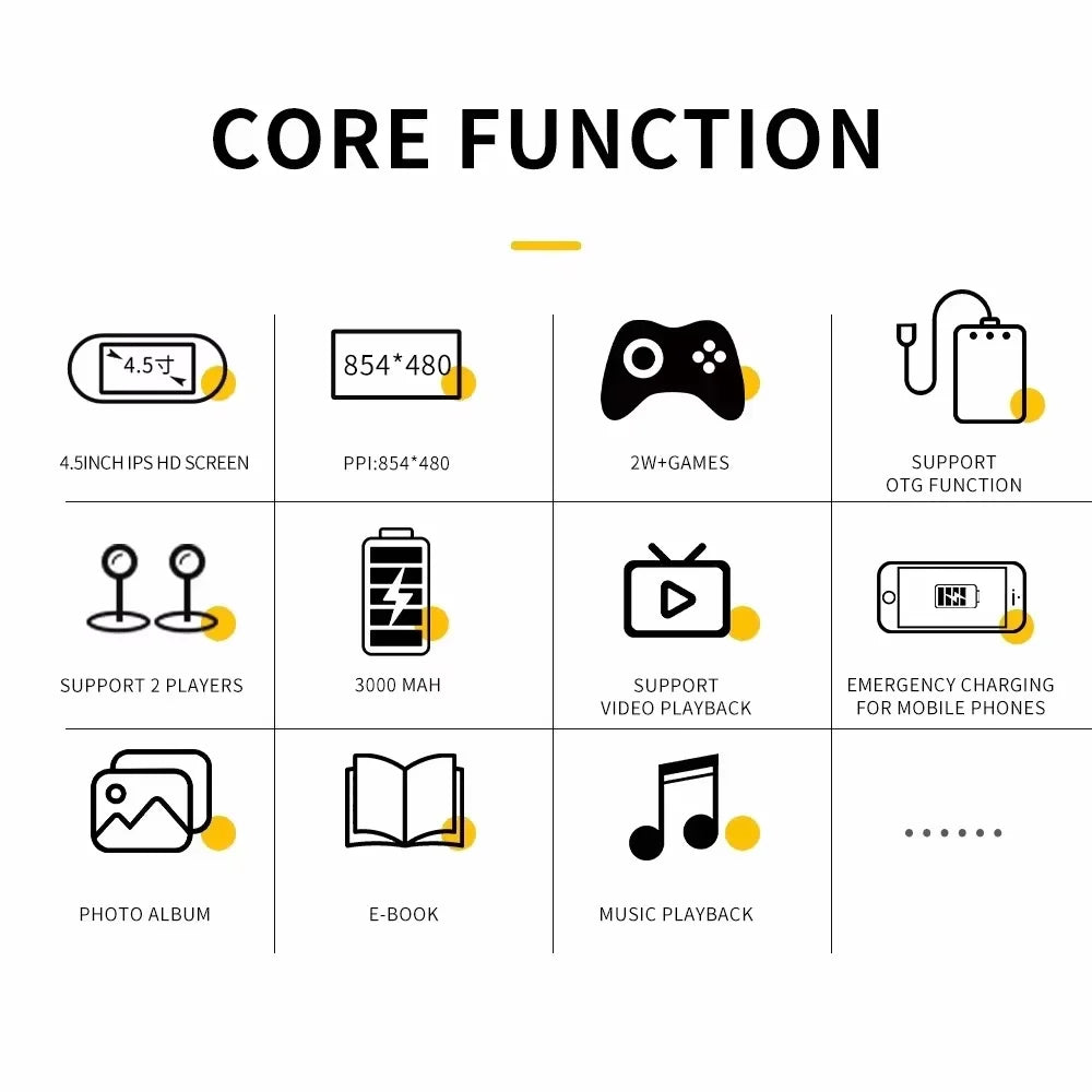 SF3000 Pro: Portable Linux Game Player with 4.5" HD IPS Screen