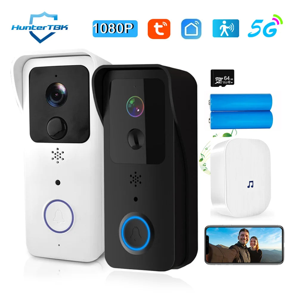 Tuya Smart Outdoor Wireless Video Doorbell 1080P