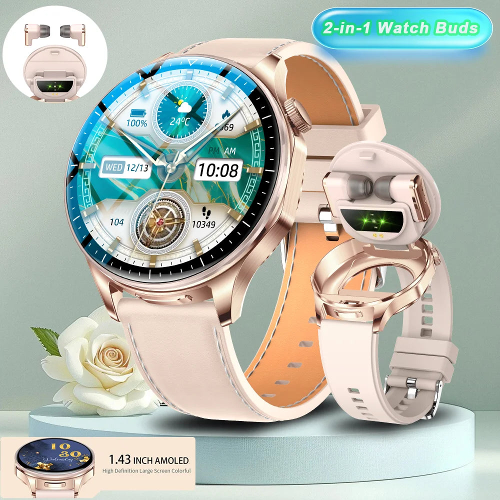 2-In-1 TWS Headset Smart Watch 1.43"
