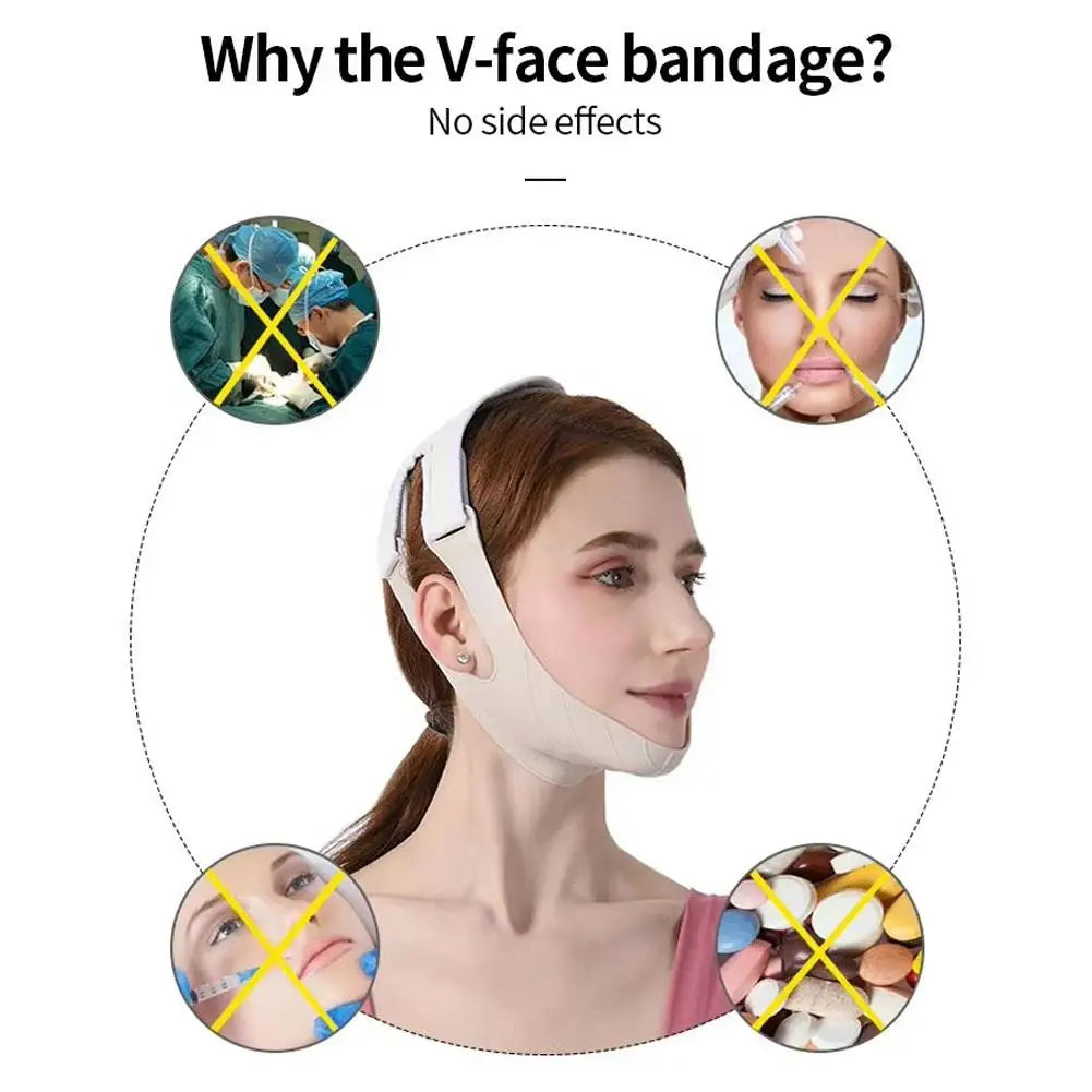 Face Mask Silicone V Lifting V Line Shape Face