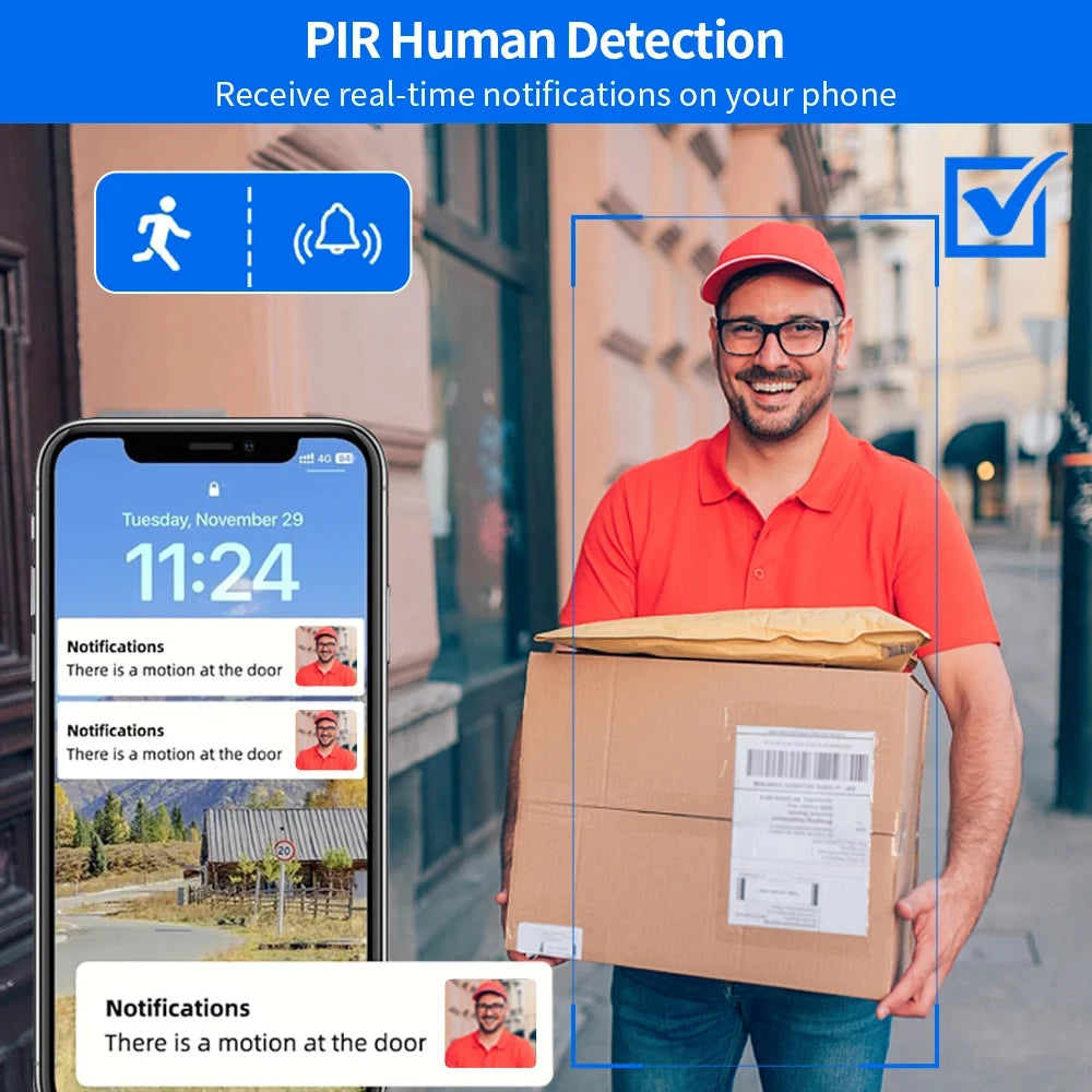 Tuya Smart Outdoor Wireless Video Doorbell 1080P