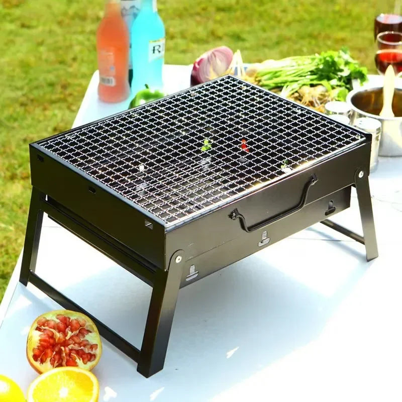 Heavy-Duty Stainless Steel Mini BBQ