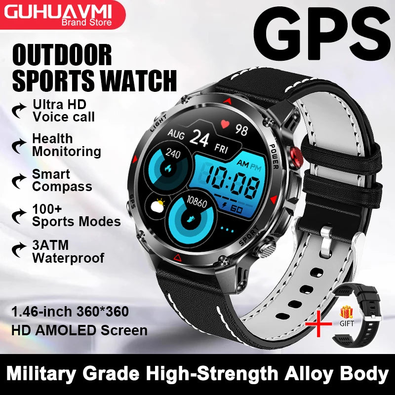 Smart-Link AMOLED Watch with GPS Navigation