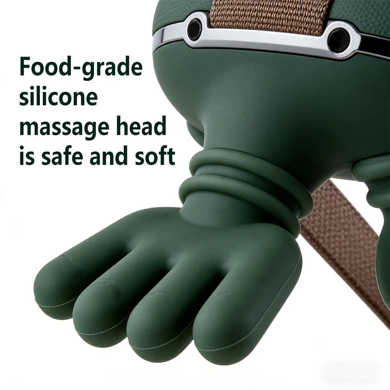 Pure-Press Cordless Neck Massager: Fully Automatic Deep Tissue Hand-Simulation