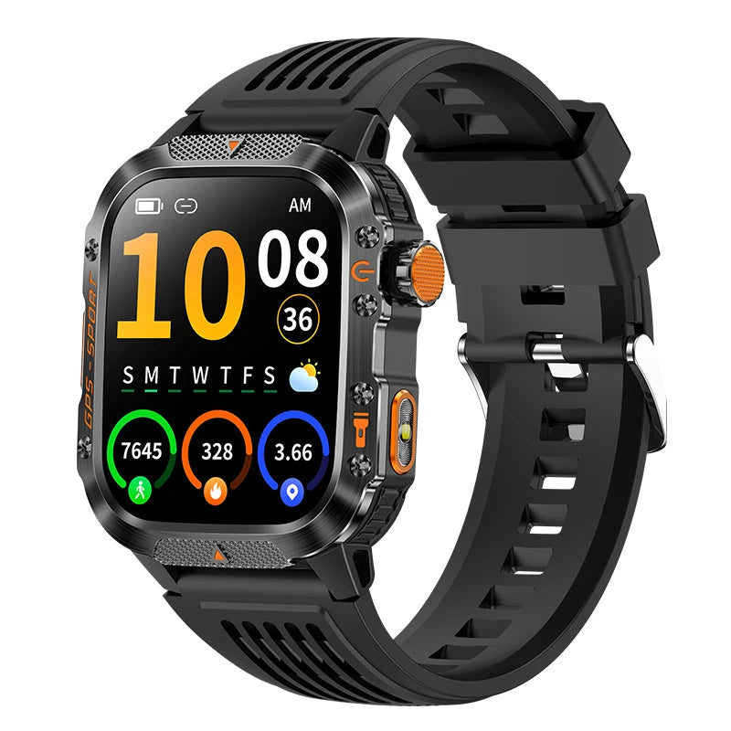 Military GPS Smart Watch for Men & Women