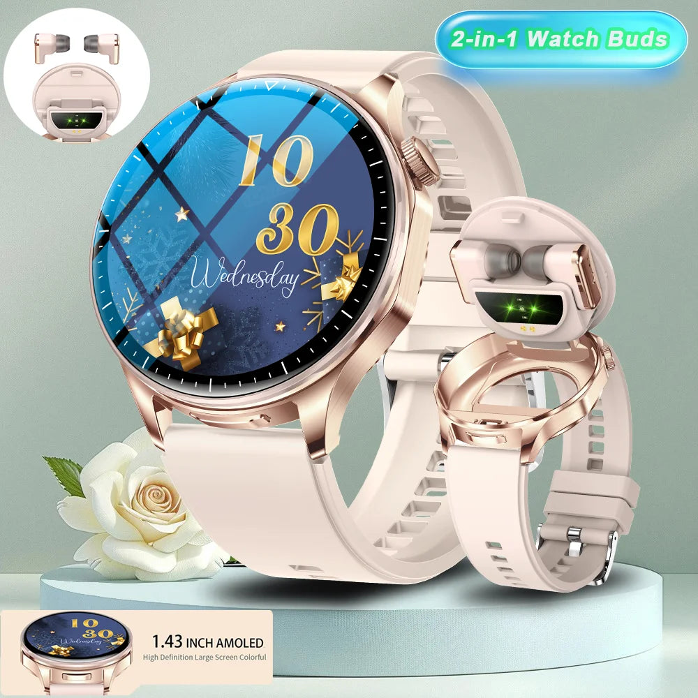 2-In-1 TWS Headset Smart Watch 1.43"