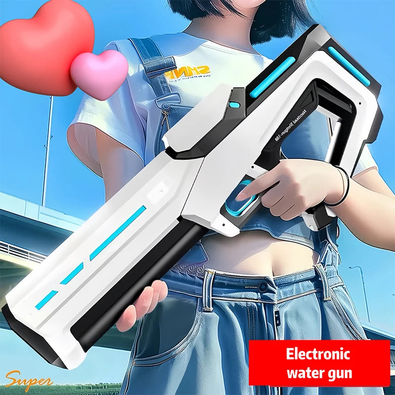 Turbo-Blast Pro: Automatic Electric Water Gun