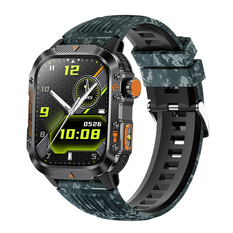 Military GPS Smart Watch for Men & Women