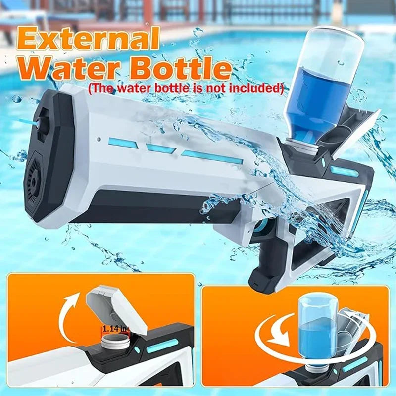 Turbo-Blast Pro: Automatic Electric Water Gun
