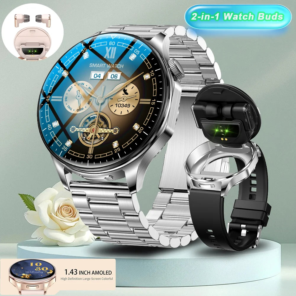 2-In-1 TWS Headset Smart Watch 1.43"