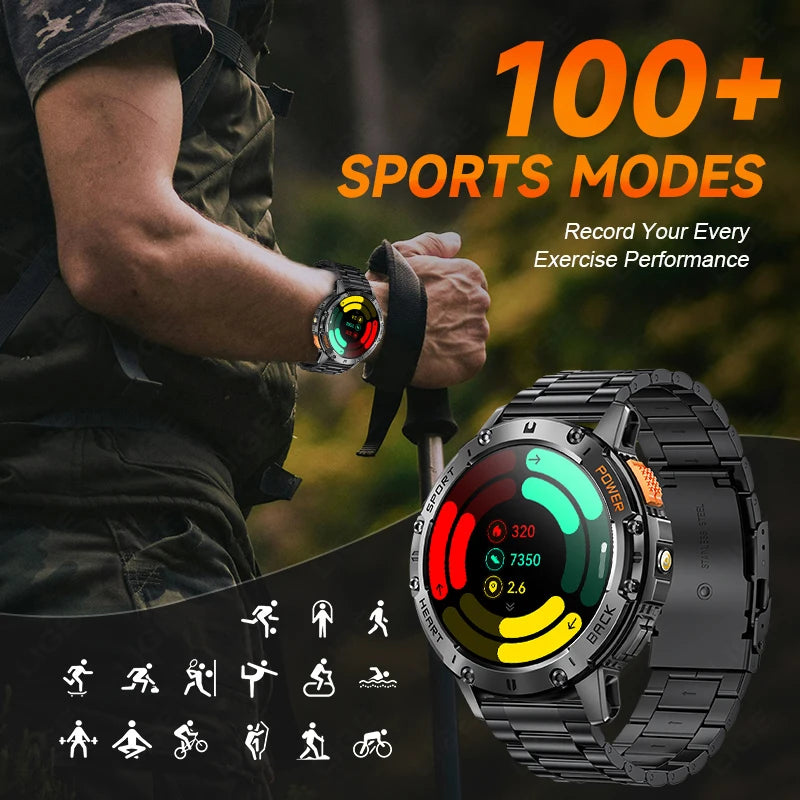 Pro-Display AMOLED Smartwatch | Built-in Flashlight & BT Call | Gift Box Edition