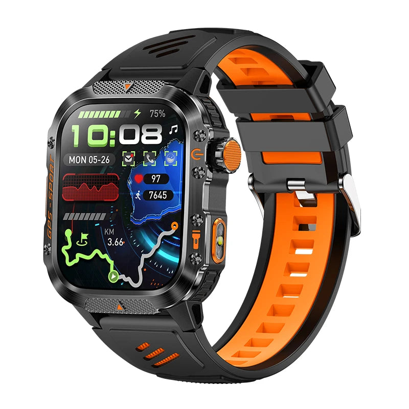 Military GPS Smart Watch for Men & Women