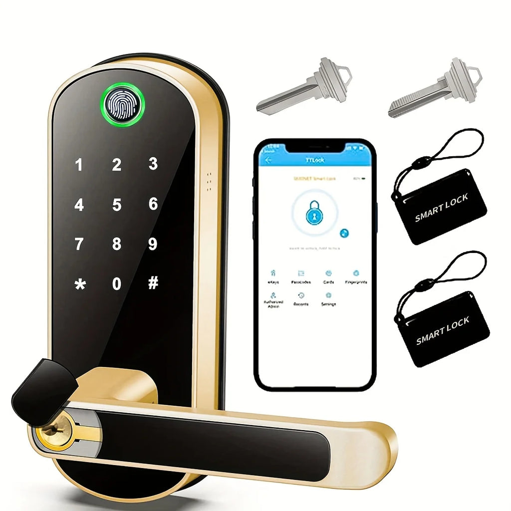 Smart Fingerprint Door Lock App Remote Control Keyless