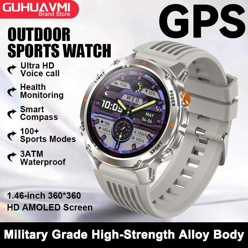 Smart-Link AMOLED Watch with GPS Navigation