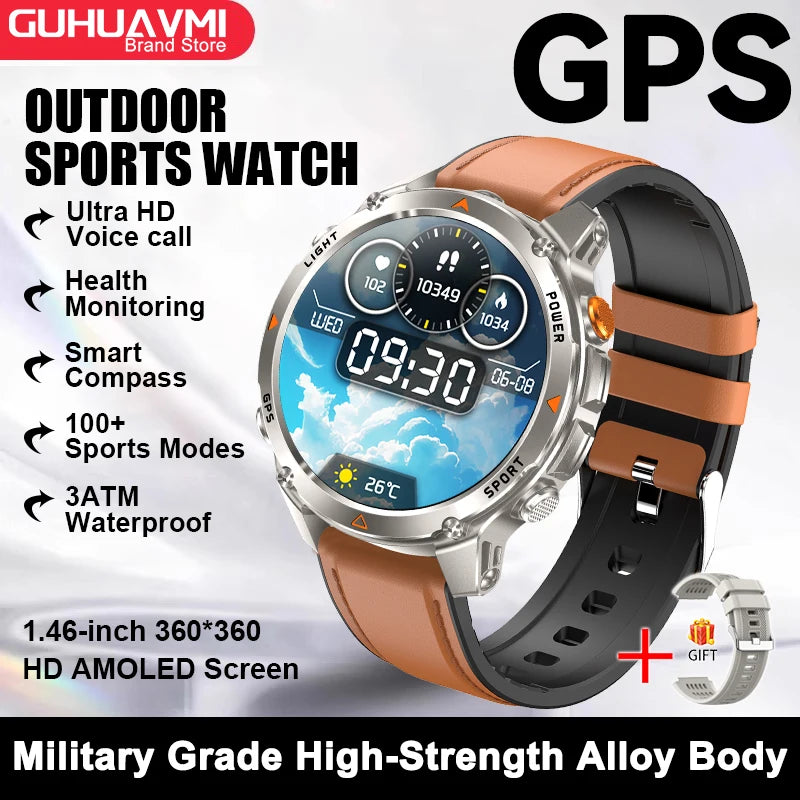 Smart-Link AMOLED Watch with GPS Navigation
