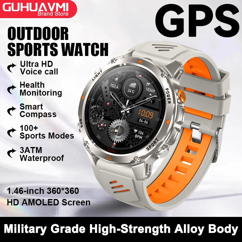 Smart-Link AMOLED Watch with GPS Navigation