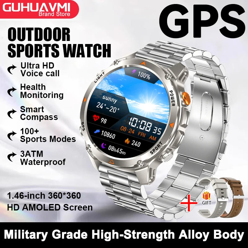 Smart-Link AMOLED Watch with GPS Navigation