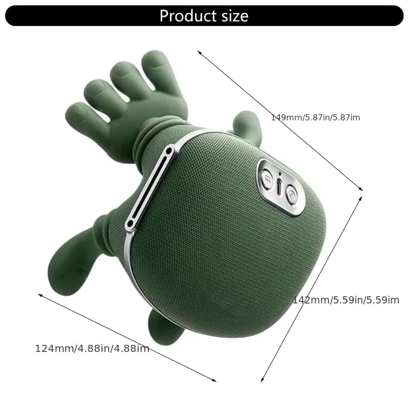 Pure-Press Cordless Neck Massager: Fully Automatic Deep Tissue Hand-Simulation