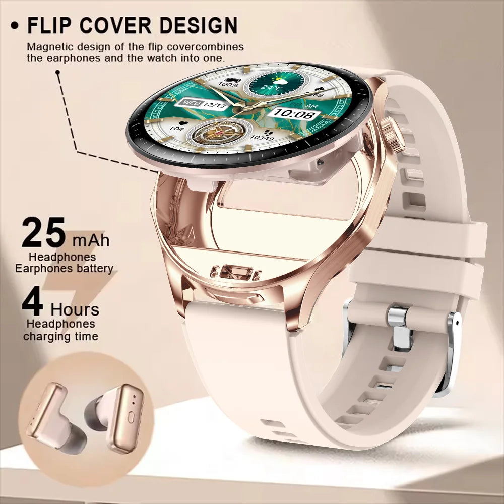 2-In-1 TWS Headset Smart Watch 1.43"