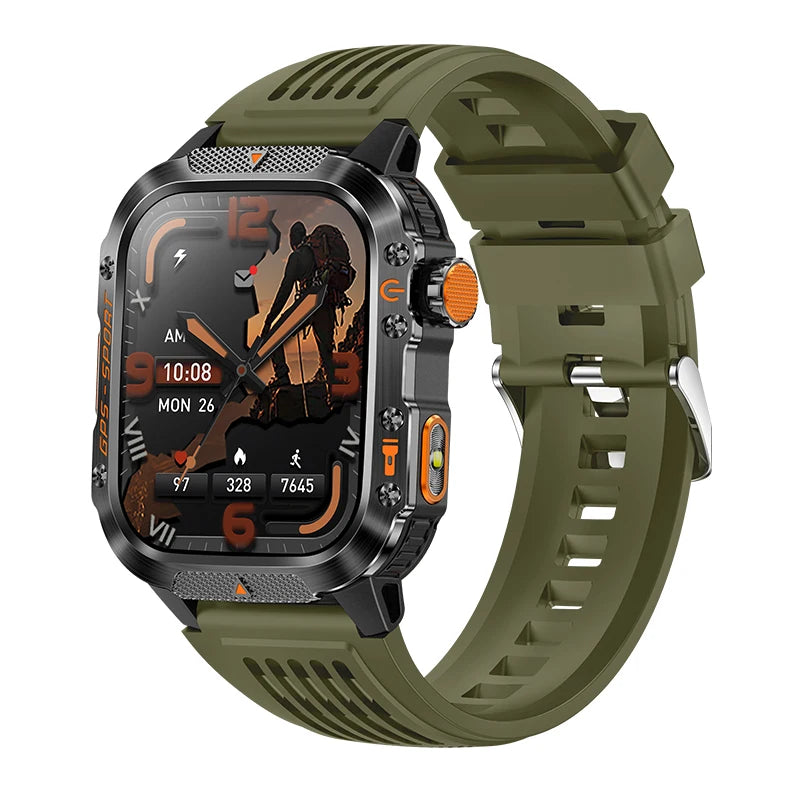 Military GPS Smart Watch for Men & Women