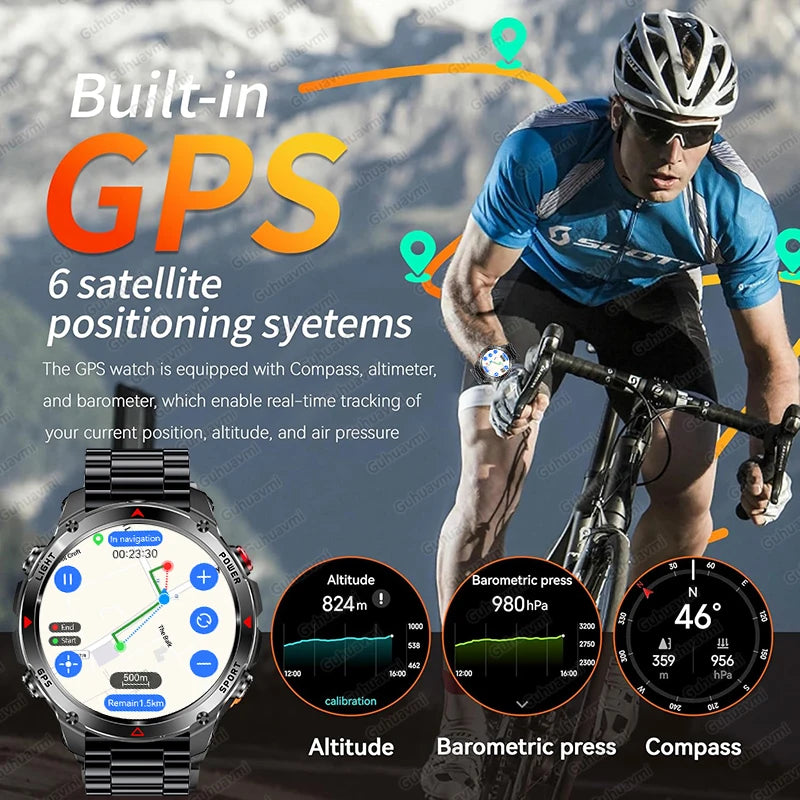 Smart-Link AMOLED Watch with GPS Navigation